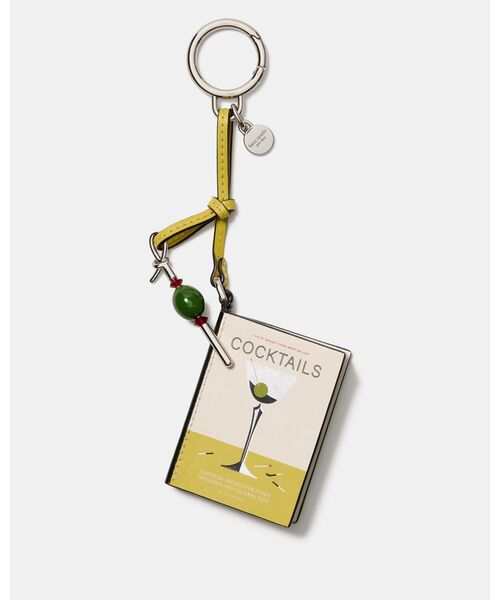 kate spade NEW YORK キーホルダー チャームド カクテル ブック