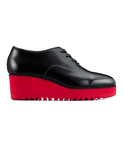 美品【THE ONITSUKA】WEDGE-O　ウェッジオー　エナメルレザー THE ONITSUKA フォーマルシューズ 「THE ONITSUKA」WEDGE-O / ウェッジ
