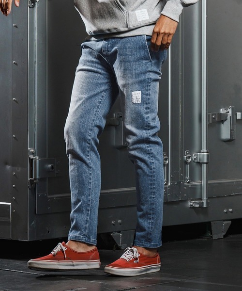 wjk reluxe ジーンズ mp13951-tight tension knit denim skinny pants