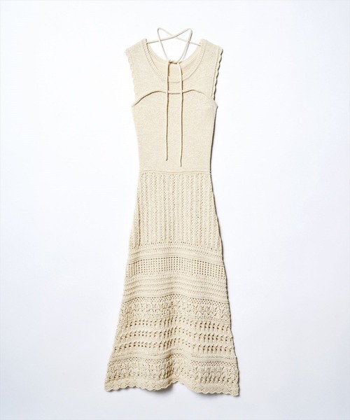 「REDYAZEL」 ノースリーブワンピース FREE ブラック レディース_画像2