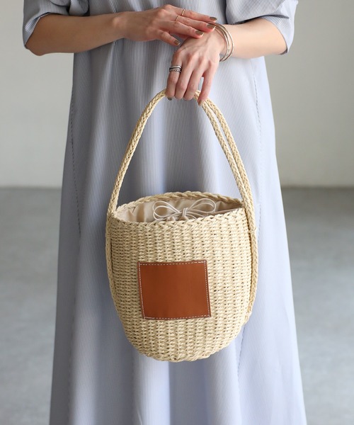 「Riberry」 かごバッグ FREE ベージュ レディース_画像4