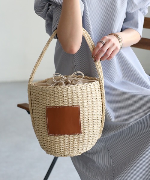 「Riberry」 かごバッグ FREE ベージュ レディース_画像5