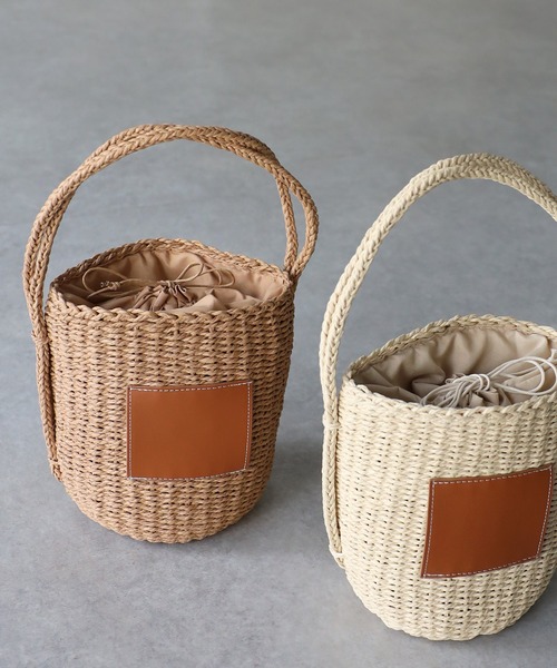 「Riberry」 かごバッグ FREE ベージュ レディース_画像8