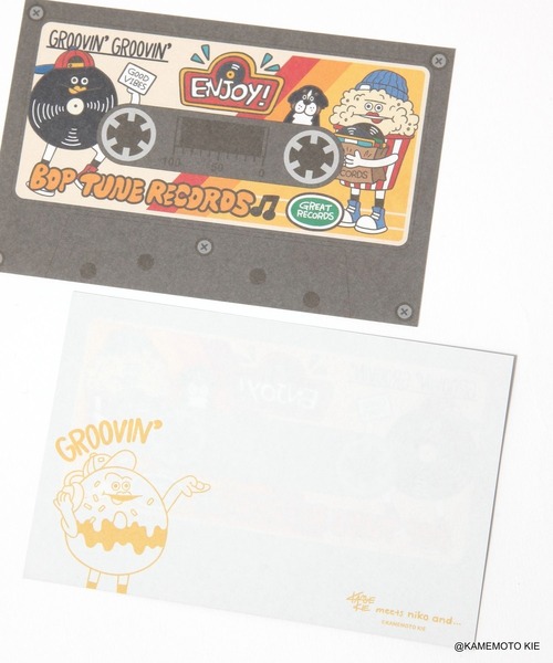 niko and…（ニコアンド） 文房具 「BOP TUNE RECORDS」カセットテープ