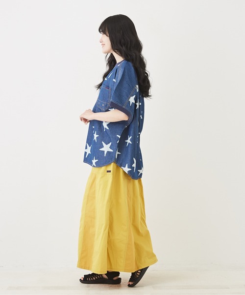 「CUBE SUGAR」 ドルマンスリーブブラウス M グリーン レディース_画像6