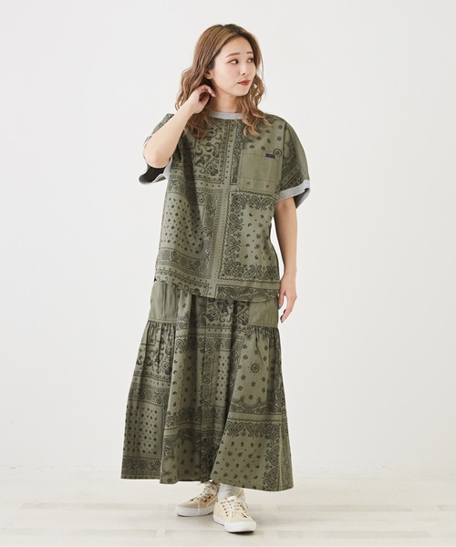 「CUBE SUGAR」 ドルマンスリーブブラウス M グリーン レディース_画像9