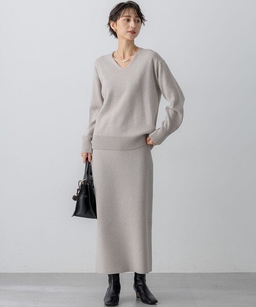 23区（ニジュウサンク） スカート 「VERY12月号掲載/洗える」カシミヤ