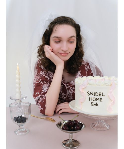 SNIDEL HOME パジャマ ルームウェア 「5th Anniversary」カット開襟