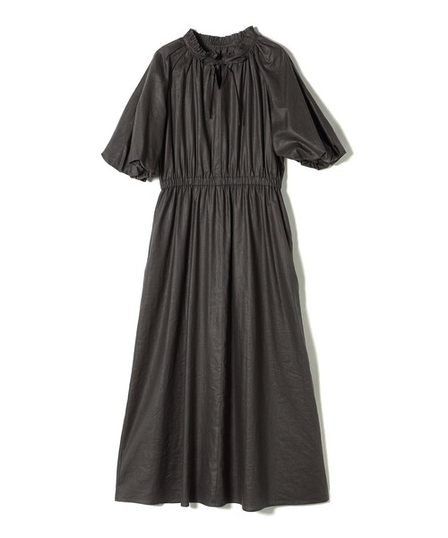 「SHIPS」 半袖ワンピース SMALL ライトオリーブ レディース_画像2