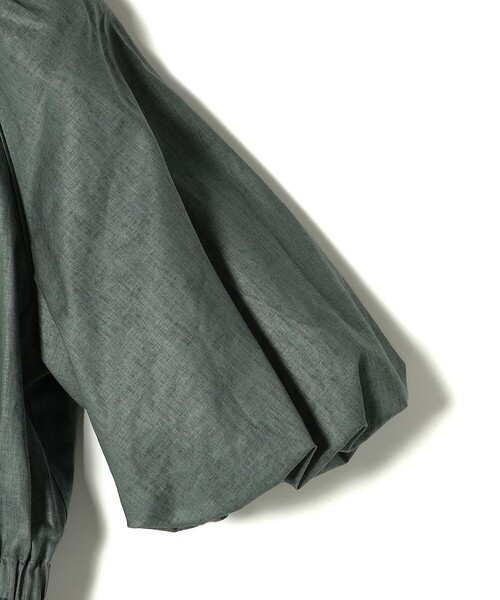 「SHIPS」 半袖ワンピース SMALL ライトオリーブ レディース_画像8