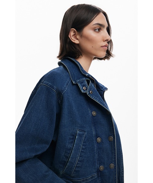 Desigual（デシグアル） デニムジャケット gジャン ダブルカラー