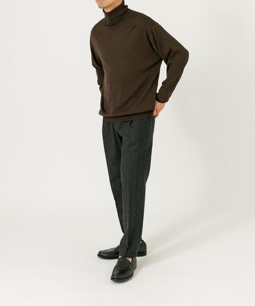 【極美品】リップストップのイージースラックス ワークパンツ カーキ 綿 URBAN RESEARCH ROSSO MEN パンツ 「XLサイズあり」ハイパフォーマンス