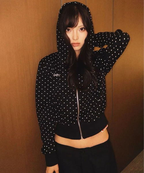 gossip!ロサンゼルス パーカー Y2K 着回し力バツグン！ゆるっとラフな