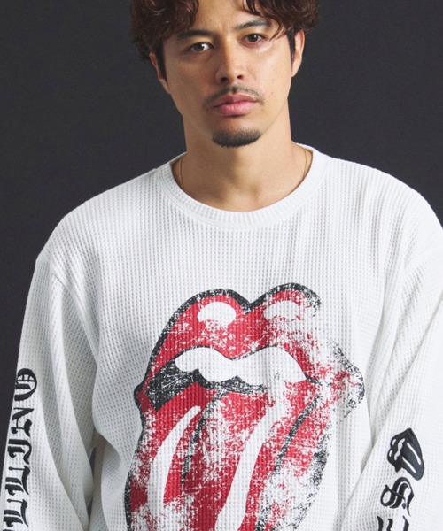 JACKROSE（ジャックローズ） tシャツ B-TRS-Lips＆Tongue サーマル