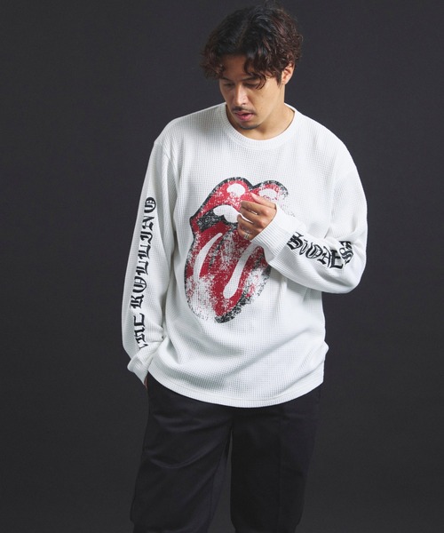 JACKROSE（ジャックローズ） tシャツ B-TRS-Lips＆Tongue サーマル