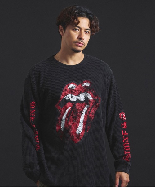 JACKROSE（ジャックローズ） tシャツ B-TRS-Lips＆Tongue サーマル