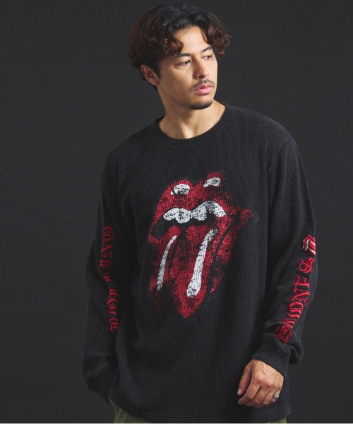 JACKROSE（ジャックローズ） tシャツ B-TRS-Lips＆Tongue サーマル