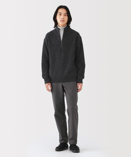 無印良品（MUJI） セーター ニット 紳士 ウールミドルゲージ畦編み