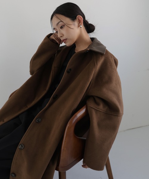 hellam（ヘラム） ダウンコート ダウンジャケット モッサ ベルト付き