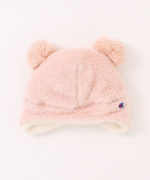 Basicks クマ耳付きピンクニット帽 carter's（カーターズ） ニット帽 ベビー くま耳 耳 くま 帽子
