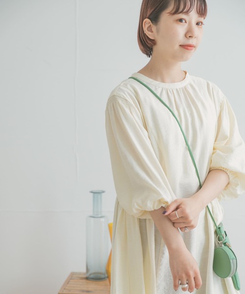「ITEMS URBANRESEARCH」 7分袖ブラウス FREE チャコールグレー レディース_画像9