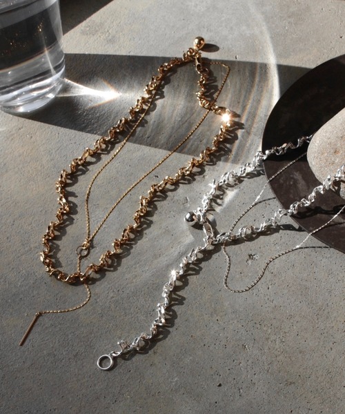 Soierie Figue necklace フィグ2パックネックレス Soierie（ソワリー） ネックレス フィグ ネックレス (2Set) / Figue