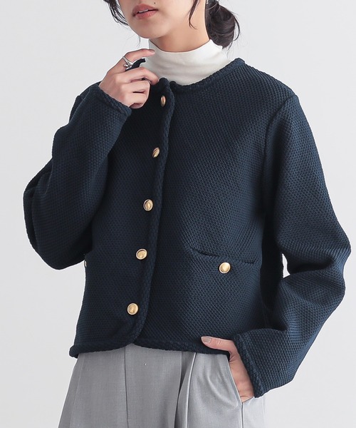 for/c（フォーシー） カーディガン カノコニットジャケット