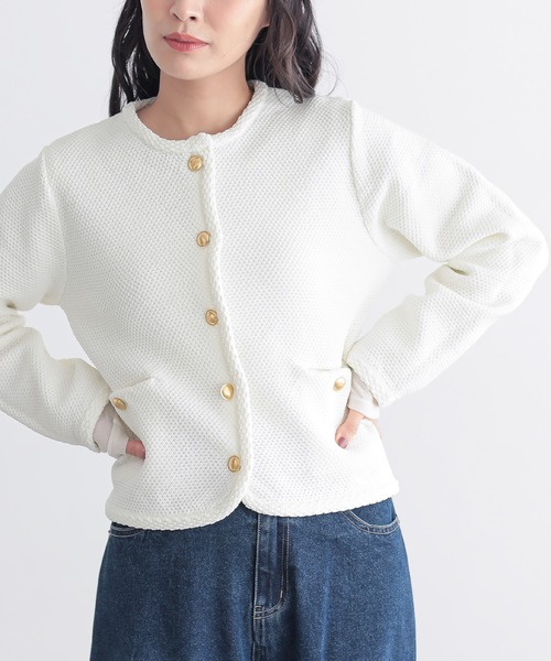 for/c（フォーシー） カーディガン カノコニットジャケット