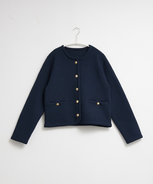 for/c（フォーシー） カーディガン カノコニットジャケット