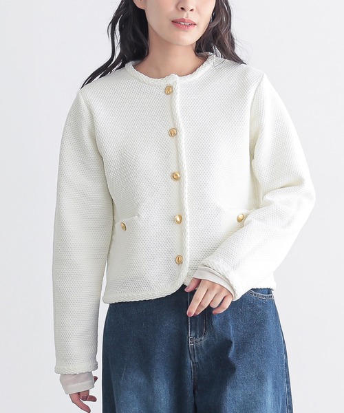 for/c（フォーシー） カーディガン カノコニットジャケット