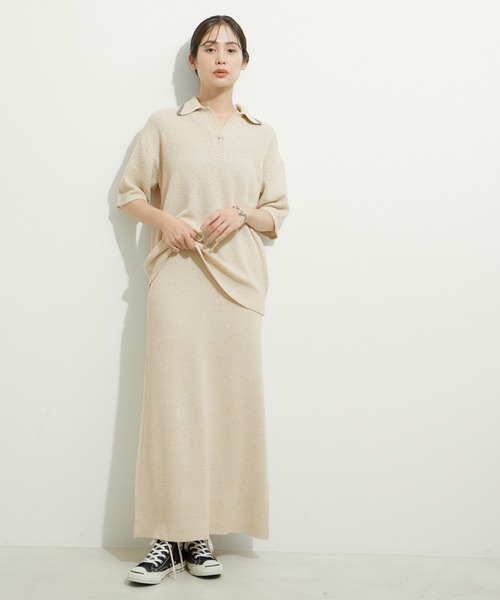 「LE CERCLE par rope'」 半袖ニット FREE ブラック系その他2 レディース_画像4