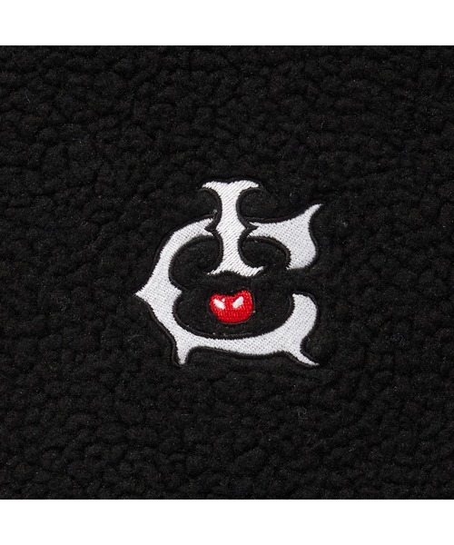 ICE CREAM / ジャケット/M/ポリエステル/BLK/無地/ICJP213X003 ICECREAM（アイスクリーム） ブルゾン アウター FLEECE ZIP UP JACKET