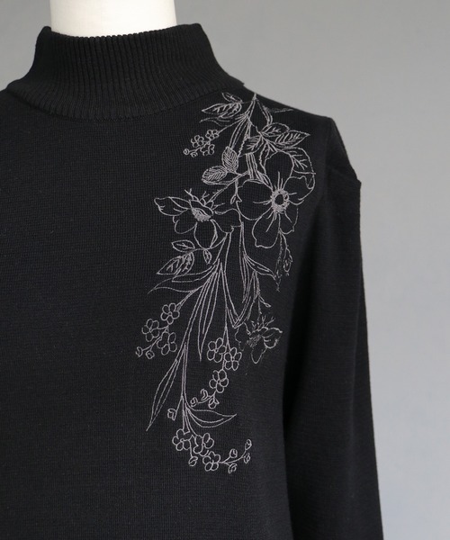 「&g'aime」 ニットワンピース FREE グレイッシュベージュ レディース_画像4