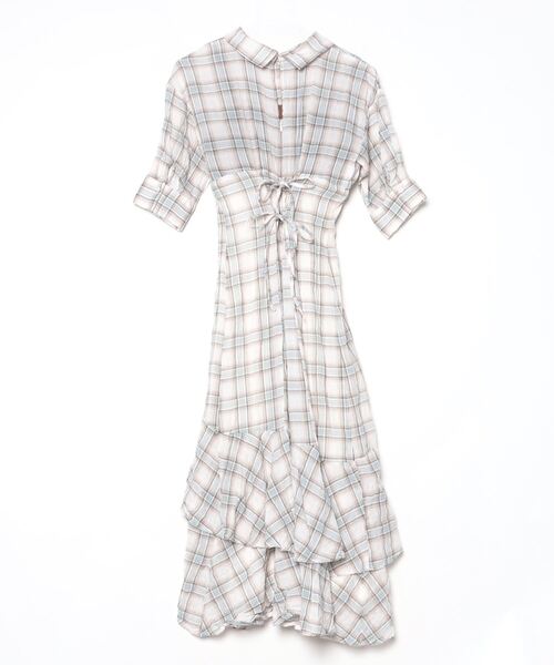 「dazzlin」 半袖ワンピース SMALL グリーン レディース_画像2