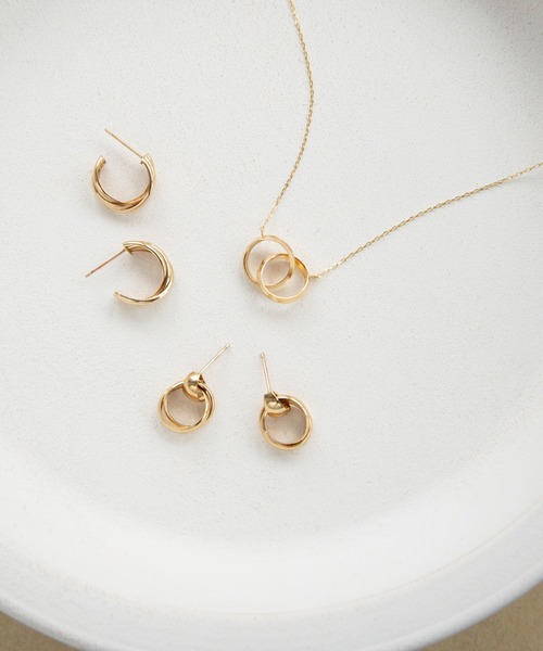 ピアス 「Viju GOLD」 10金 アクセサリー Luum-Due レディース ピアス レディースの画像