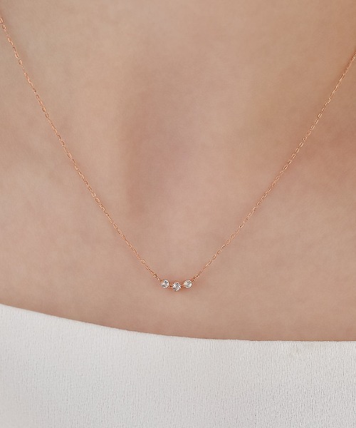 4℃（ヨンドシー） ネックレス 「Holiday Limited」 K10ピンクゴールド