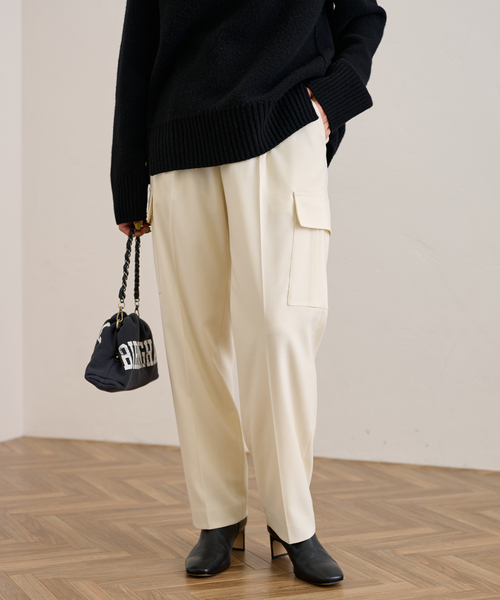 FRAMeWORK（フレームワーク） カーゴパンツ 38 ネイビー レディース