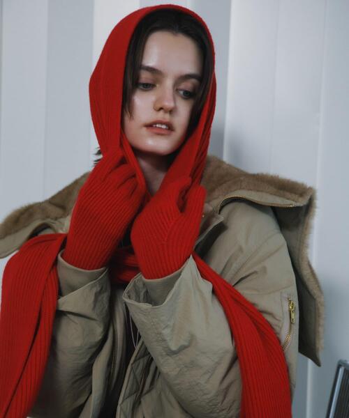 SENSE OF PLACE by URBAN RESEARCH 手袋 モチモチニットグローブ