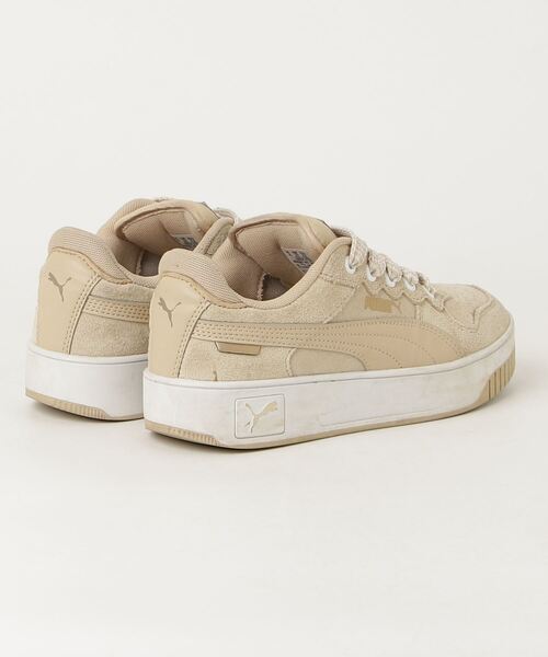 「PUMA」 ローカットスニーカー 23.0cm ベージュ レディース_画像2