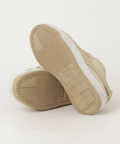 「PUMA」 ローカットスニーカー 23.0cm ベージュ レディース_画像3