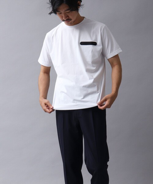 「NOLLEY'S」 半袖Tシャツ X-LARGE ダークネイビー メンズ_画像6