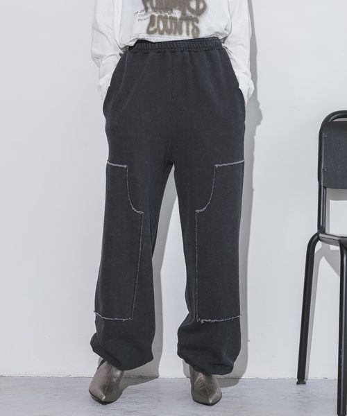 JEANASIS（ジーナシス） スウェットパンツ FREE ブラック レディース