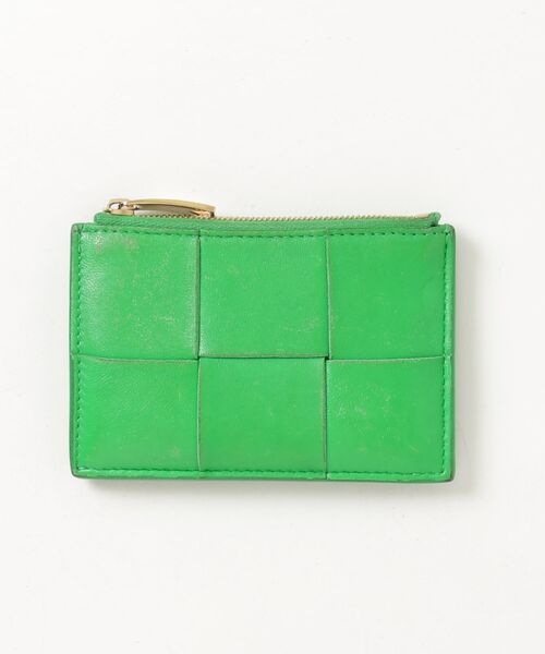 k20 ボッテガヴェネタ　カセット　名刺入れ　カードケース　グリーン k20 ボッテガヴェネタカセット名刺入れカードケースグリーン