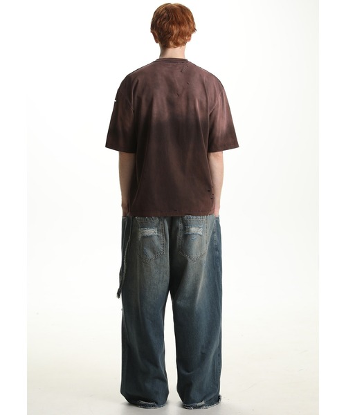 「MASONPRINCE」 半袖Tシャツ S カーキ メンズの画像