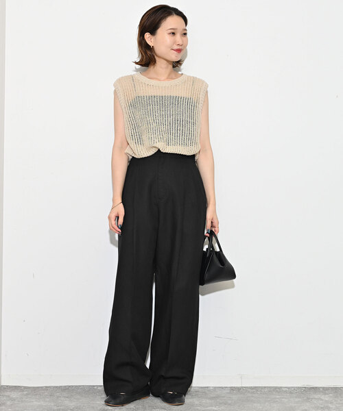 「SLOBE IENA」 パンツ 36 ブラウン レディースの画像