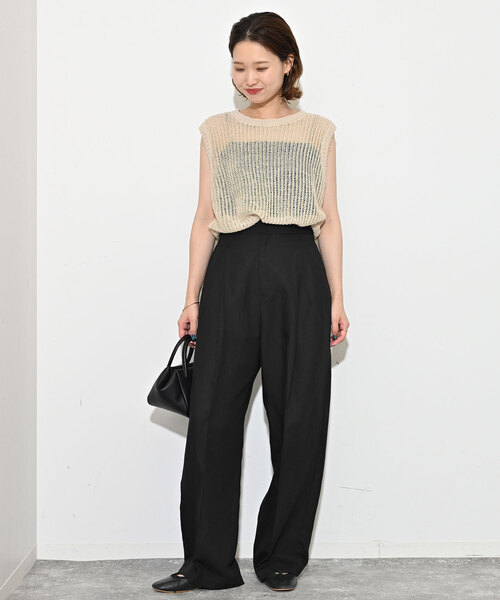 「SLOBE IENA」 パンツ 36 ブラウン レディースの画像
