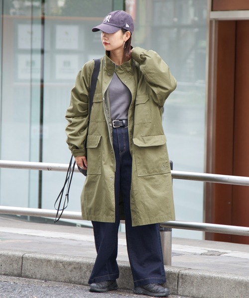 「Franklin Climbing」 ミリタリーコート LARGE カーキ メンズ_画像4