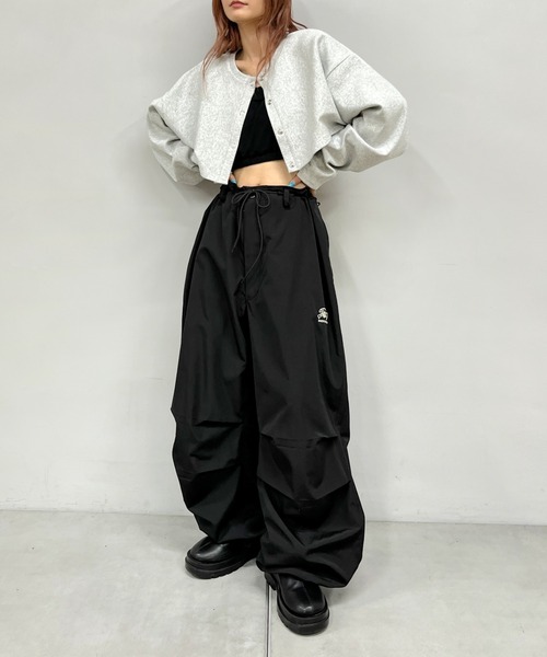 「WHO'S WHO gallery」 「COOPER」カーゴパンツ FREE チャコールグレー レディース_画像2