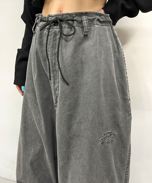 「WHO'S WHO gallery」 「COOPER」カーゴパンツ FREE チャコールグレー レディース_画像7