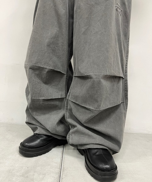 「WHO'S WHO gallery」 「COOPER」カーゴパンツ FREE チャコールグレー レディース_画像8